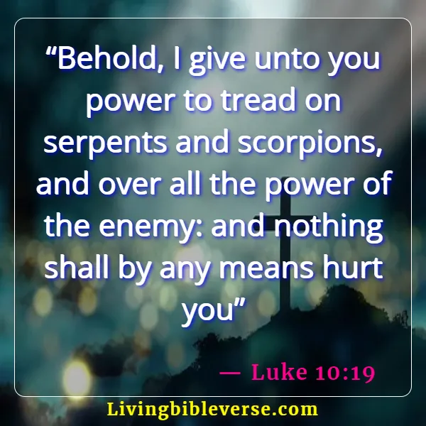 Bible Verses Against Spiritual Attack (Luke 10:19)