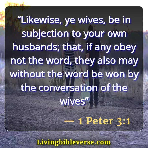 Bible Verses About True Love Between Man Woman (1 Peter 3:1)