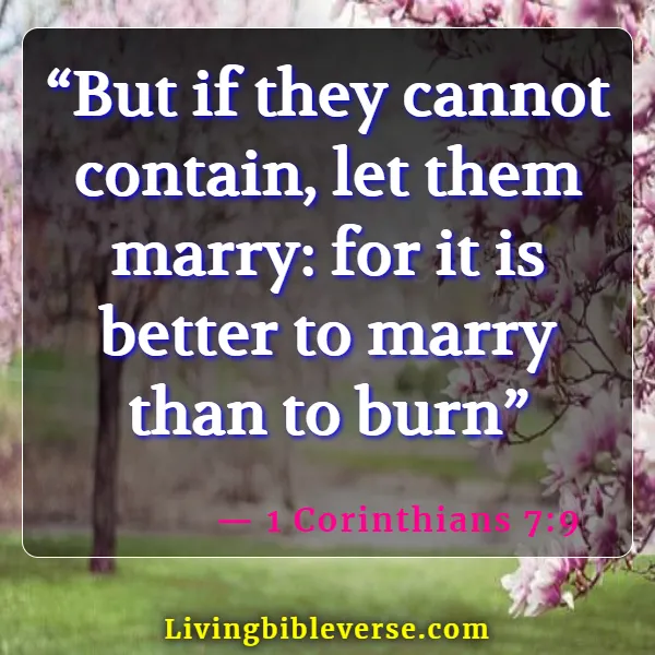 Bible Verses About True Love Between Man Woman (1 Corinthians 7:9)