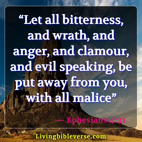 Bible Verse About Walking Away From An Argument (Ephesians 4:31)