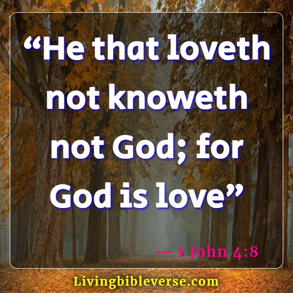 Bible Verses About Love And Trust In A Relationships (1 John 4:8)