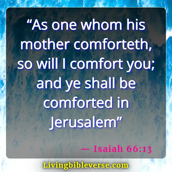 Bible Verse About Mothers Love For Son (Isaiah 66:13)