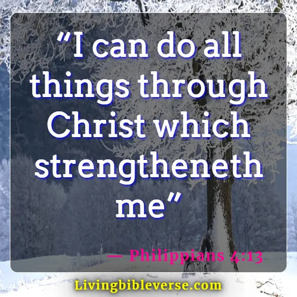 Bible Verses About  Physical Fitness (Philippians 4:13)