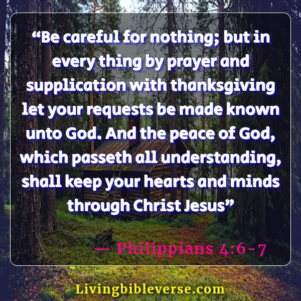 Bible Verses About Opening Prayer (Philippians 4:6-7)