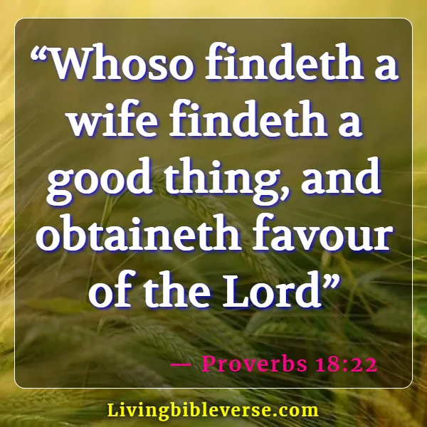 Bible Verses On Waiting For Marriage (Proverbs 18:22)
