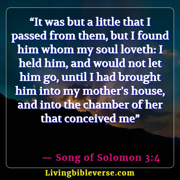 Bible Verses About True Love Between Man Woman (Song of Solomon 3:4)