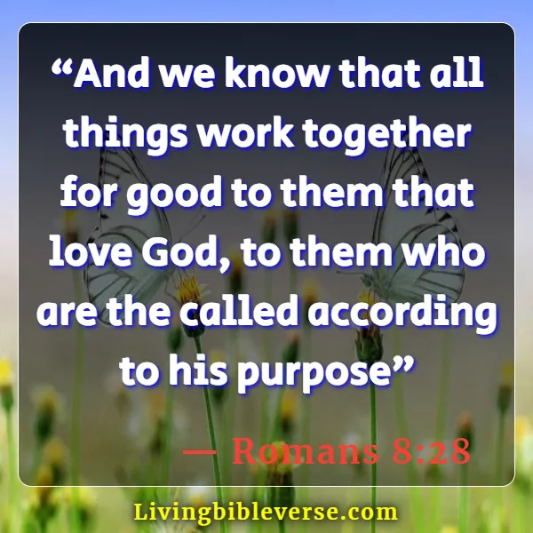 Bible Verses About Finding Your Purpose (Romans 8:28)