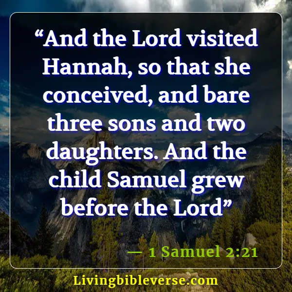Bible Verses For Pregnant Women (1 Samuel 2:21)