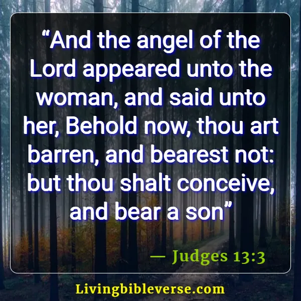 Bible Verses For Pregnant Women (Judges 13:3)