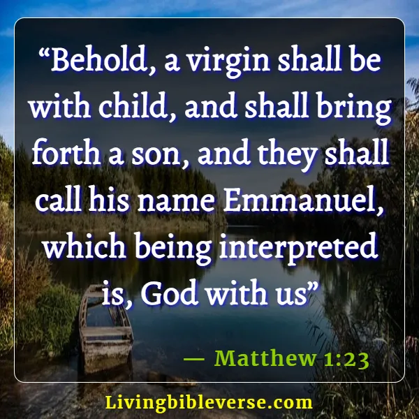 Bible Verses For Pregnant Women (Matthew 1:23)