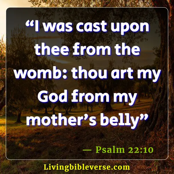 Bible Verses For Pregnant Women (Psalm 22:10)