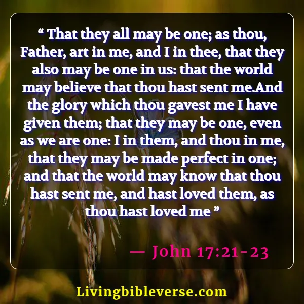 Bible Verses For Women's Fellowship (John 17:21-23)