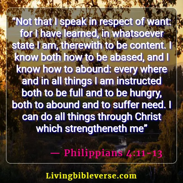 Bible Verses To Make You Happy (Philippians 4:11-13)