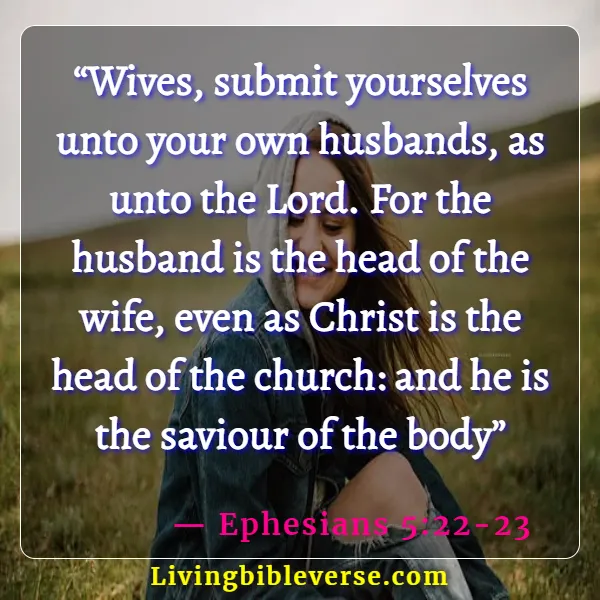Favorite Bible Verses For Women (Ephesians 5:22-23)