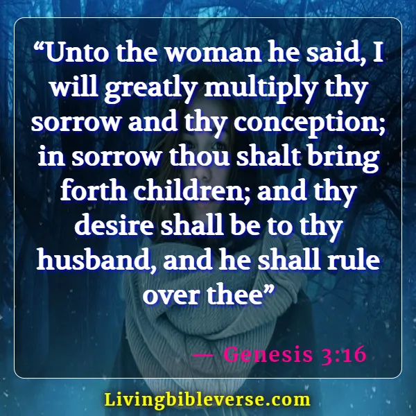 Bible Verses For Pregnant Women  (Genesis 3:16)