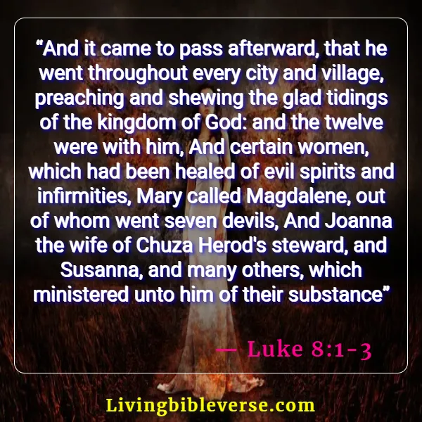 Favorite Bible Verses For Women (Luke 8:1-3)