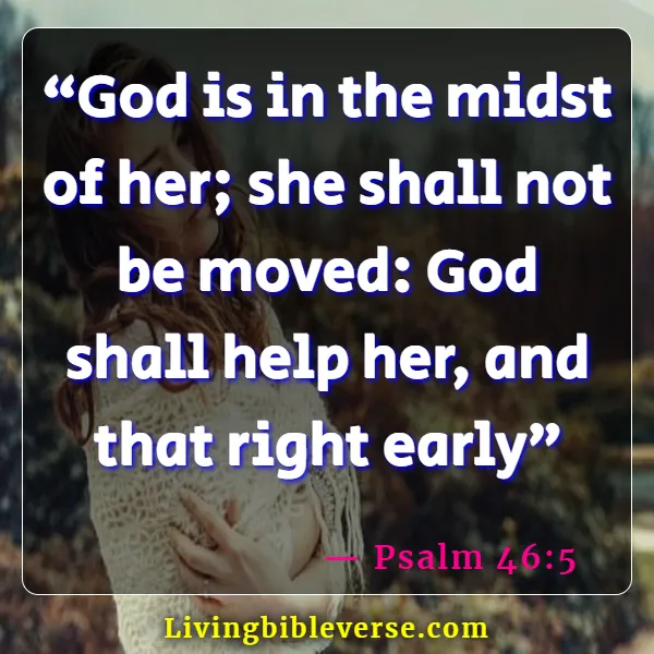 Favorite Bible Verses For Women (Psalm 46:5)