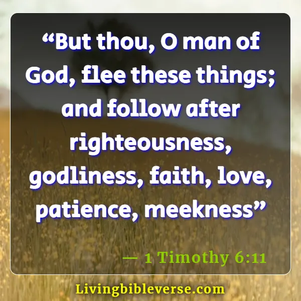 Bible Verses About Godly Men (1 Timothy 6:11)