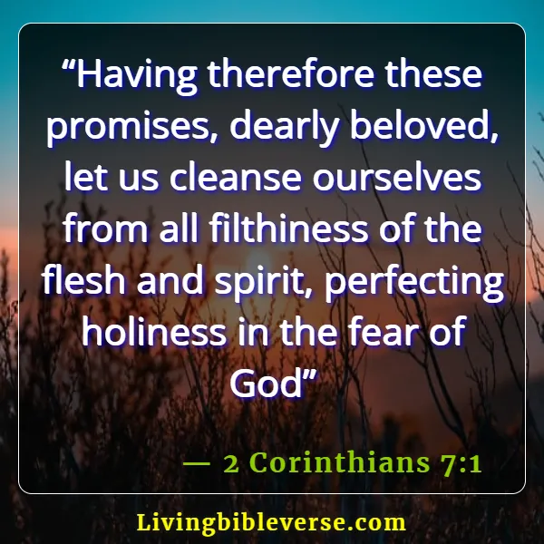 Bible Verses About Beauty Of Holiness (2 Corinthians 7:1)