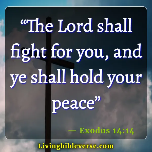 Bible Verses About God Fighting Our Battles (Exodus 14:14)