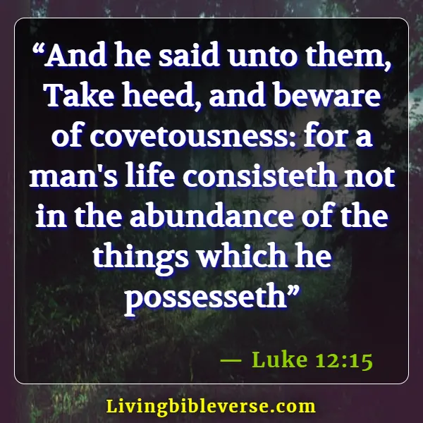 Bible Verses About Saving Money (Luke 12:15)