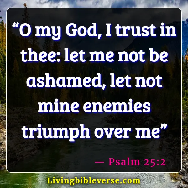 Betrayal Bible Verses About Backstabbing (Psalm 25:2)