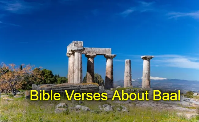 Bible Verses About Baal
