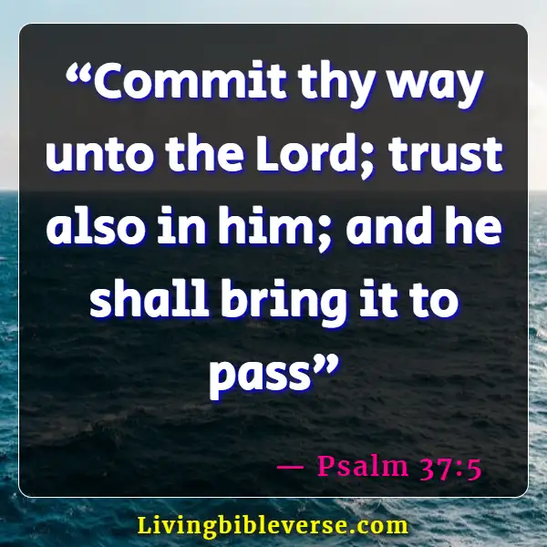 Bible Verses  To Encourage Small Group Leaders (Psalm 37:5)