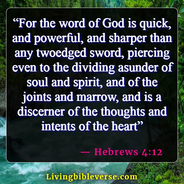 Bible Verses About Accusing Others (Hebrews 4:12)