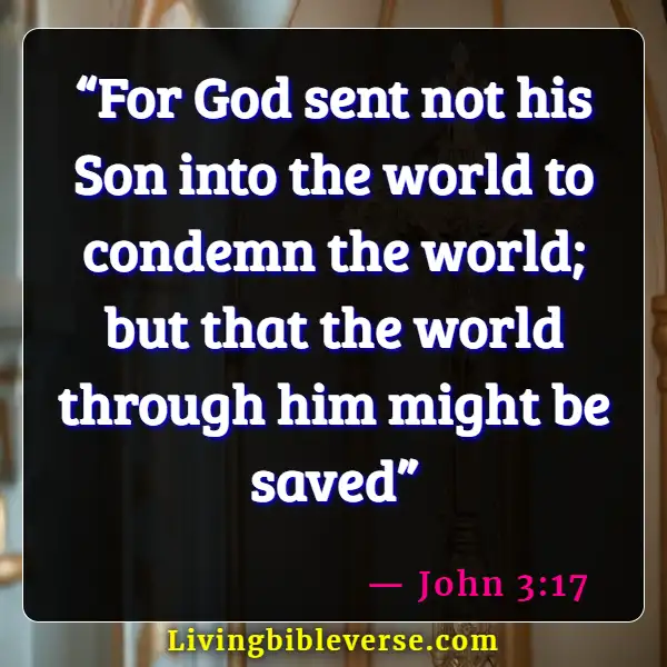 Bible Verse About Getting Saved (John 3:17)