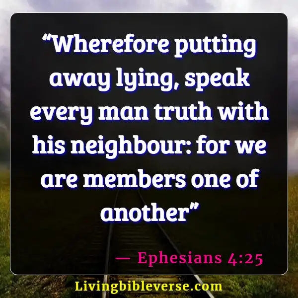 Bible Verses About Proving Others Wrong (Ephesians 4:25)