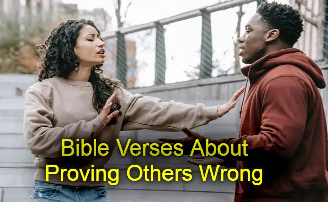 Bible Verses About Proving Others Wrong