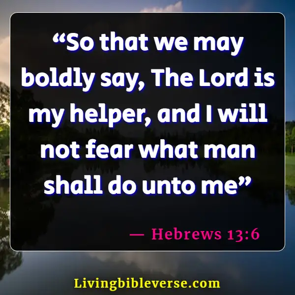 Bible Verse About Getting Saved (Hebrews 13:6)