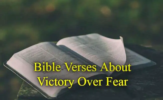 Bible Verses About Victory Over Fear