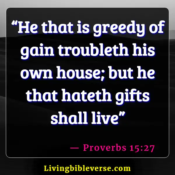 Bible Verses About Leaving Family For God (Proverbs 15:27)