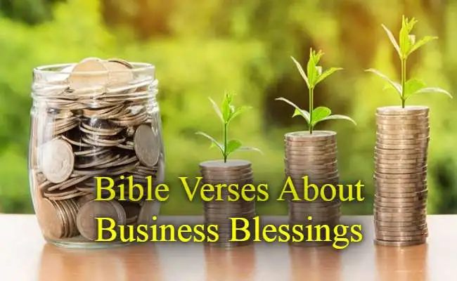 Bible Verses About Business Blessings