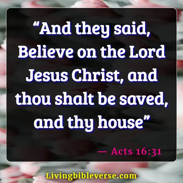 Bible Verses About Infant Baptism (Acts 16:31)