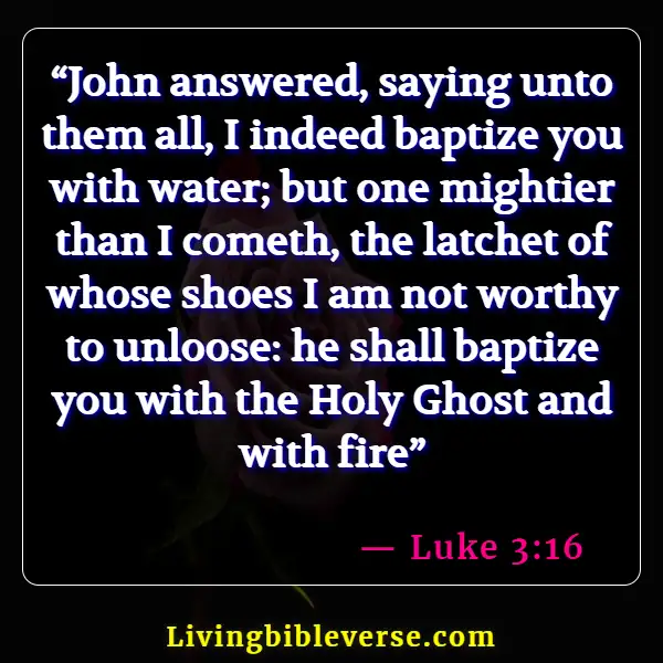 Bible Verses About Infant Baptism (Luke 3:16)