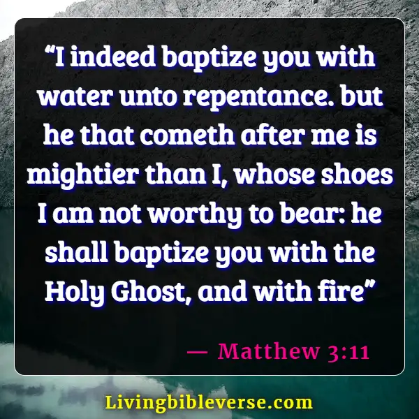 Bible Verses About Infant Baptism (Matthew 3:11)