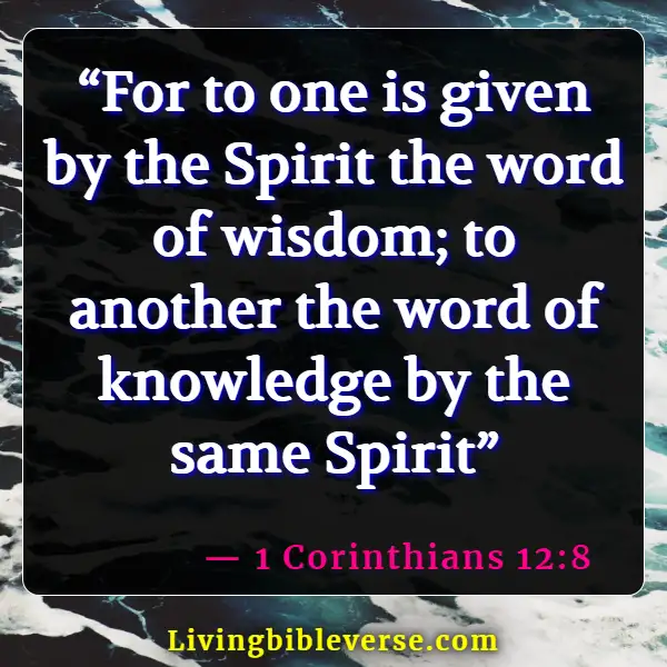 Bible Verses About Solomon's Wisdom (1 Corinthians 12:8)