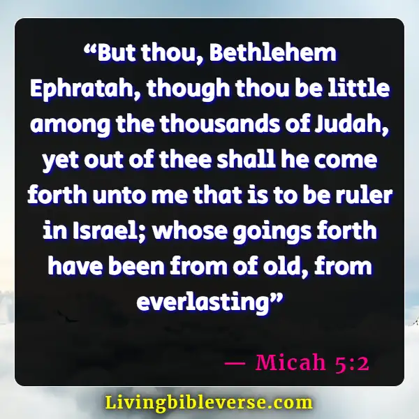 Bible Verses About Bethlehem (Micah 5:2)