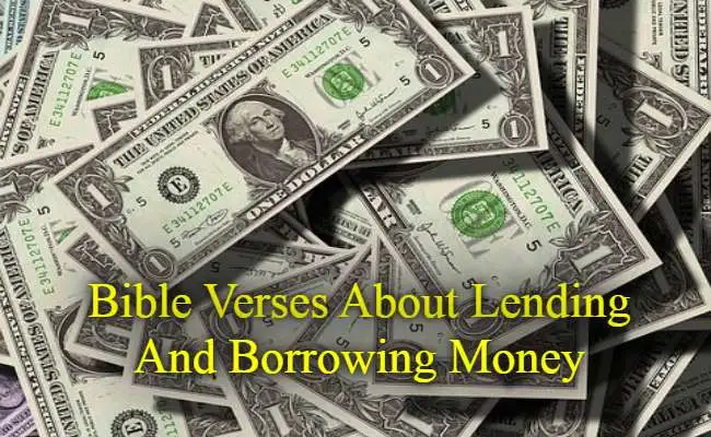 Bible Verses About Lending And Borrowing Money