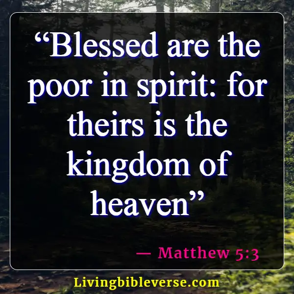 Bible Verses About Blessed Are The Peacemakers (Matthew 5:3)