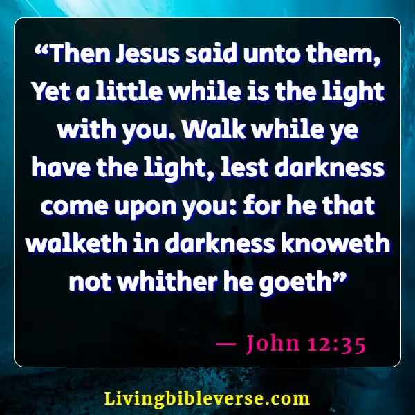 Bible Verses About Jesus Being The Light (John 12:35)