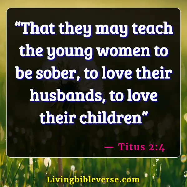 Bible Verses About Respect In Relationships (Titus 2:4)