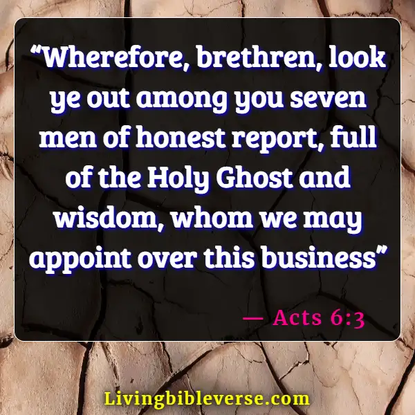 Bible Verses About Leadership Qualities (Acts 6:3)