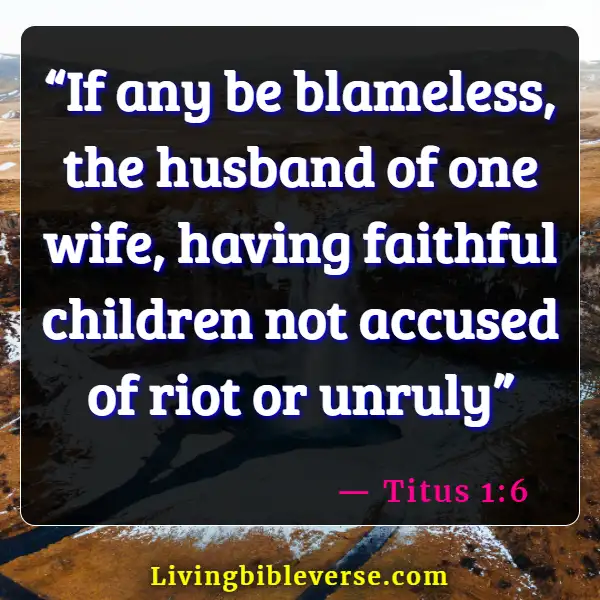 Bible Verses About Leadership Qualities (Titus 1:6)