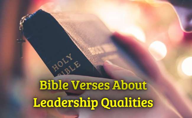 Bible Verses About Leadership Qualities