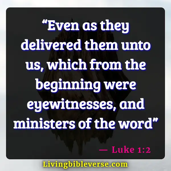 Bible Verses About Overcoming The Devil (Luke 1:2)