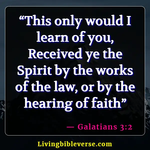 Bible Verses To Encourage Church Workers (Galatians 3:2)